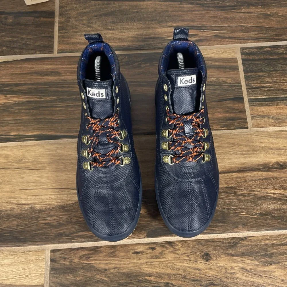 Keds Scout Womens Size 7 Shoes Blue Wool Lined Dream Foam Rain Sneaker Boot